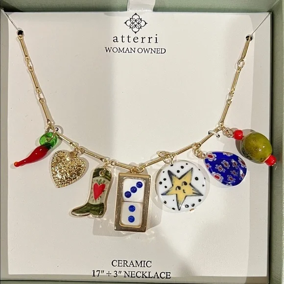 Atterri | Lucky Charms Ceramic Necklace - Picture 7 of 13